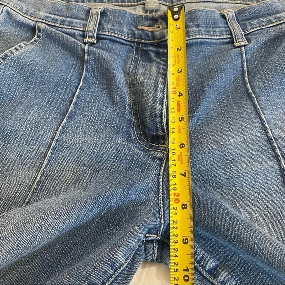 NY&C women’s  bootcut Y2K washed blue zip up pants size 8 - Picture 8 of 14